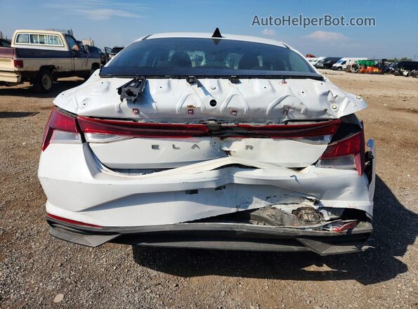 5NPLS4AG7MH048405 2021 HYUNDAI ELANTRA White უკანა ხედი
