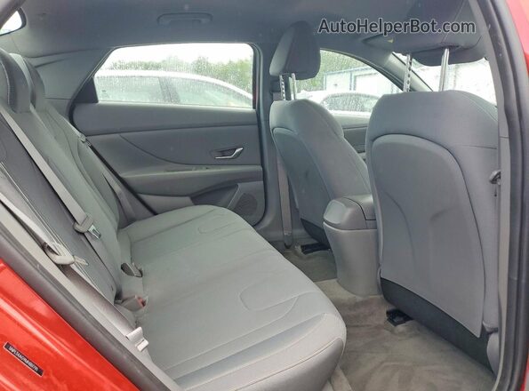 5NPLS4AG9MH007791 2021 HYUNDAI ELANTRA Red Вид задніх сидінь