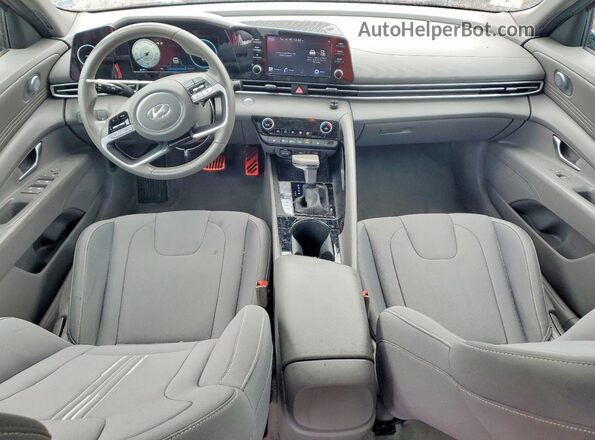 5NPLS4AG9MH007791 2021 HYUNDAI ELANTRA Red Вид панелі приладів