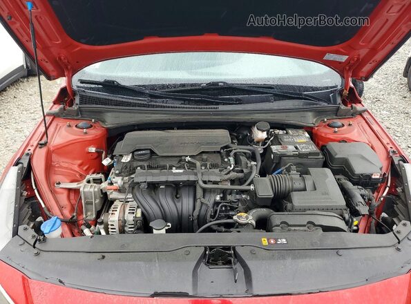 5NPLS4AG9MH007791 2021 HYUNDAI ELANTRA Red Вид задньої частини салону