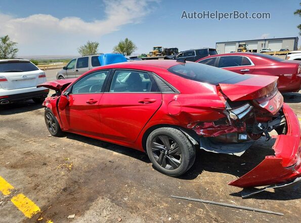 5NPLS4AG9MH041262 2021 HYUNDAI ELANTRA Red Rear left