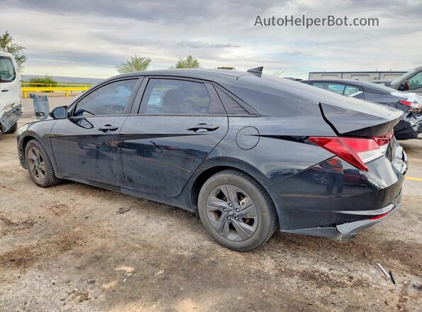 5NPLS4AG9NH054255 2022 HYUNDAI ELANTRA Black Задня ліва чверть