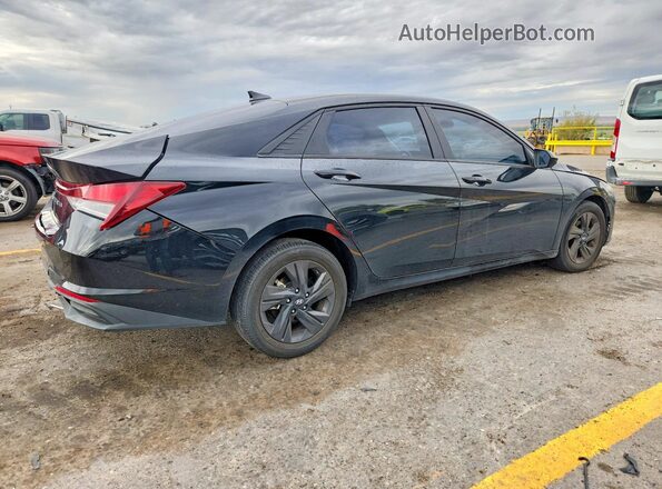 5NPLS4AG9NH054255 2022 HYUNDAI ELANTRA Black Задня права чверть