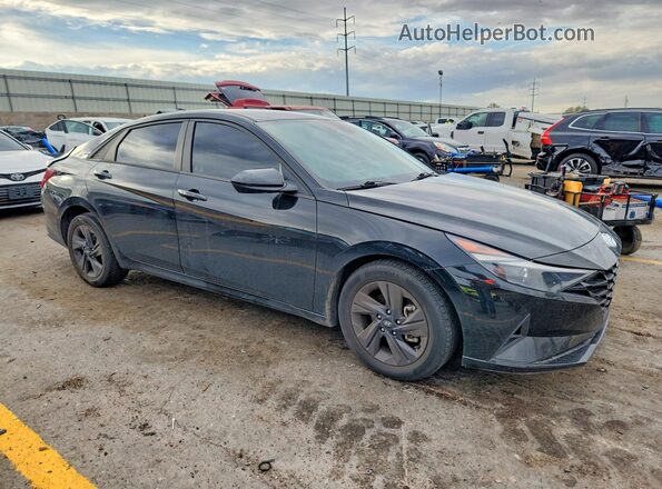 5NPLS4AG9NH054255 2022 HYUNDAI ELANTRA Black Передня права чверть