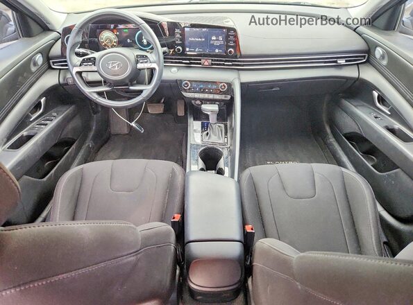 5NPLS4AG9NH054255 2022 HYUNDAI ELANTRA Black Вид панелі приладів