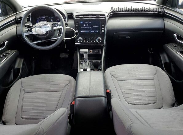 5NTJA4AE4NH018807 2022 HYUNDAI SANTA Teal წინა პანელის ხედი