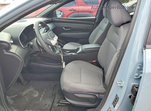 5NTJA4AE4NH018807 2022 HYUNDAI SANTA Teal წინა სალონის ხედი
