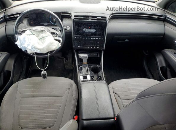 5NTJDDAF0PH049880 2023 HYUNDAI SANTA Blue Dashboard view