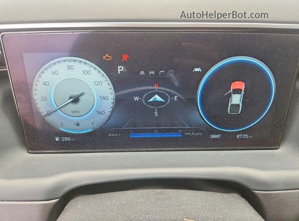 5NTJDDDF5RH106458 2024 HYUNDAI SANTA Желто-коричневый Вид щитка приборов