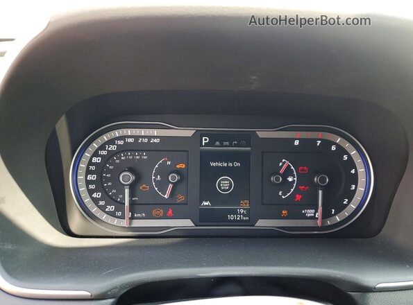 5NTJDDDF7RH123410 2024 HYUNDAI SANTA Green ხელსაწყოთა პანელის ხედი