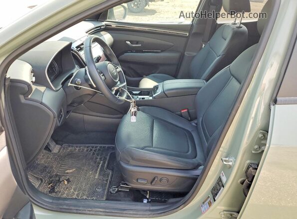 5NTJDDDF7RH123410 2024 HYUNDAI SANTA Green წინა სალონის ხედი