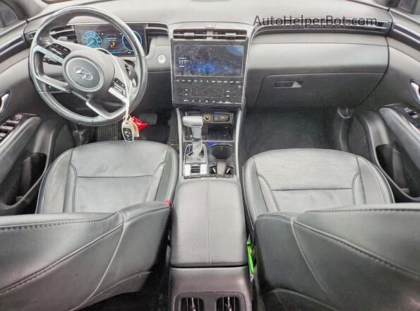 5NTJEDAF0PH045910 2023 HYUNDAI SANTA Gray წინა პანელის ხედი