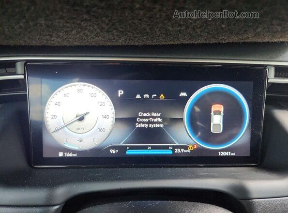 5NTJEDDF0RH105070 2024 HYUNDAI SANTA Tan Vista del cuadro de instrumentos