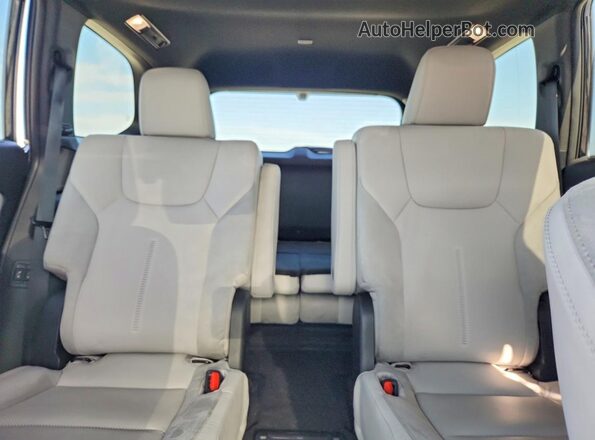 5TDAAAB62TS059190 2026 LEXUS TX Black Vista de los asientos traseros