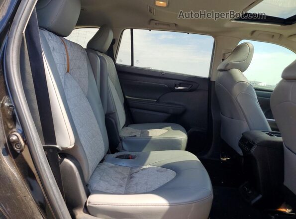 5TDAARAH1NS514860 2022 TOYOTA HIGHLANDER Black Engine compartment view