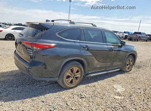 5TDAARAH1NS514860 2022 TOYOTA HIGHLANDER Black Front right