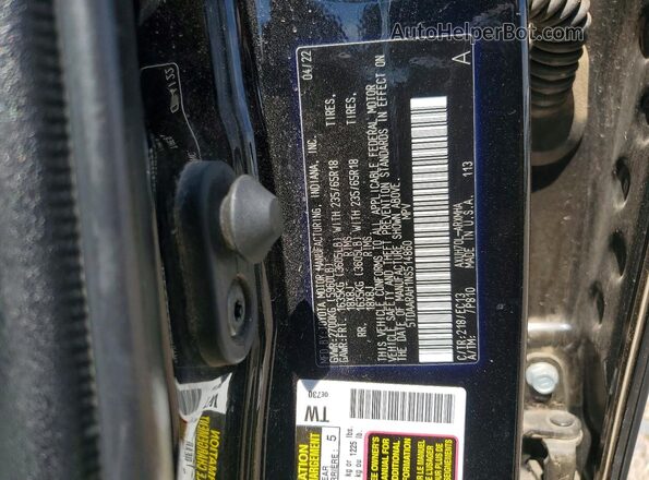 5TDAARAH1NS514860 2022 TOYOTA HIGHLANDER Black 360 interior view