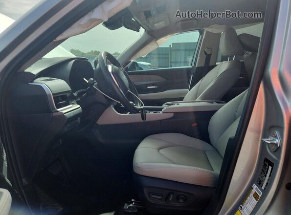 5TDABAA55RS001069 2024 TOYOTA GRAND Silver Widok wnętrza z przodu