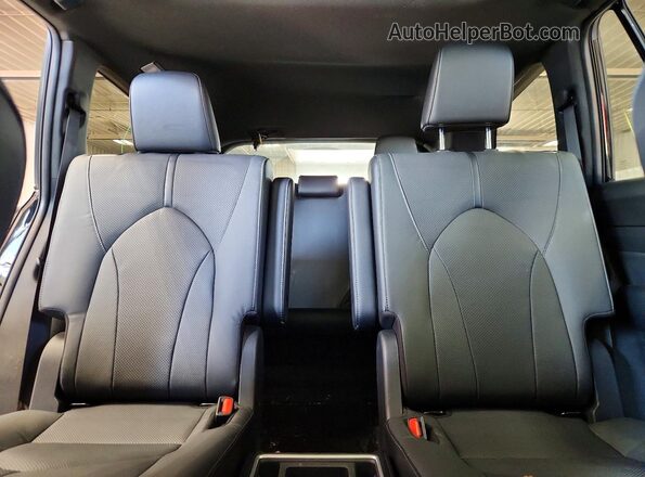 5TDACAB50SS057258 2025 TOYOTA GRAND Black Widok tylnych siedzeń