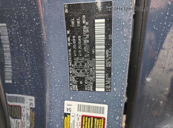 5TDACAB54SS055092 2025 TOYOTA GRAND Blue Vista interior de 360 grados