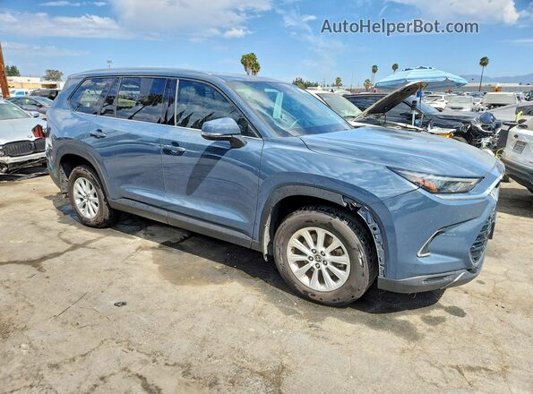 5TDACAB55RS026856 2024 TOYOTA GRAND Синий Передняя правая четверть