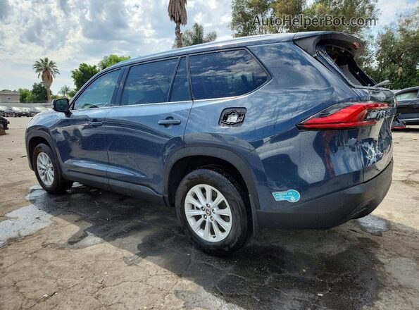 5TDACAB55RS026856 2024 TOYOTA GRAND Синий Задняя левая четверть