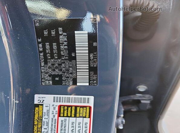 5TDACAB55SS048068 2025 TOYOTA GRAND Blue 360 interior view