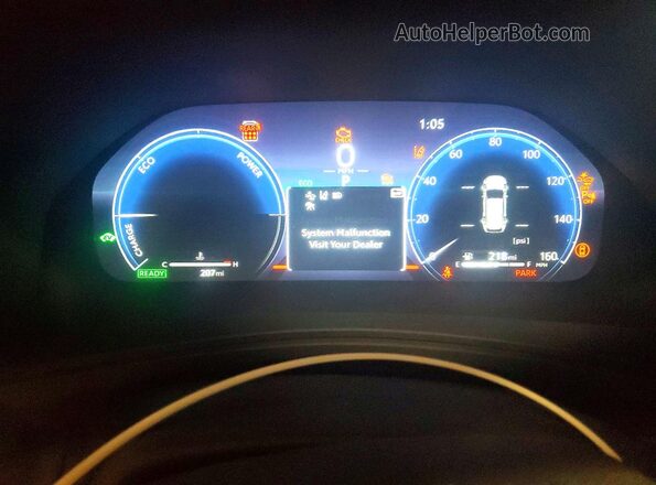 5TDACAB56TS110899 2026 TOYOTA GRAND Gray Вид щитка приладів