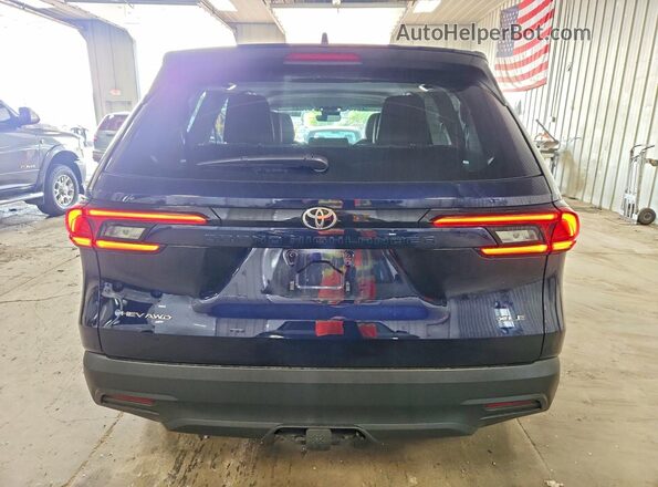 5TDACAB58SS058643 2025 TOYOTA GRAND Blue Widok z tyłu