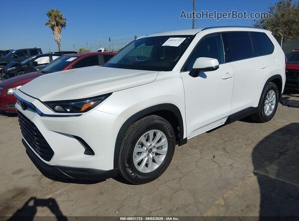 5TDACAB59TS102330 2026 TOYOTA GRAND HIGHLANDER HYBRID White Передня ліва чверть
