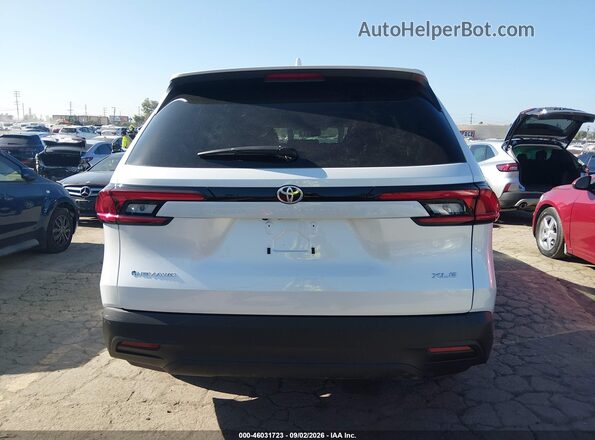 5TDACAB59TS102330 2026 TOYOTA GRAND HIGHLANDER HYBRID White 