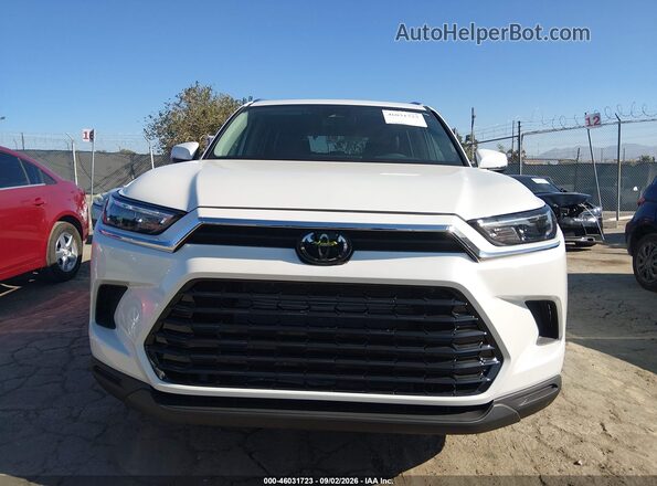 5TDACAB59TS102330 2026 TOYOTA GRAND HIGHLANDER HYBRID White Вид щитка приладів