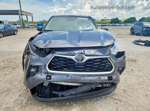 5TDBBRCH0MS021751 2021 TOYOTA HIGHLANDER Серый Вид спереди