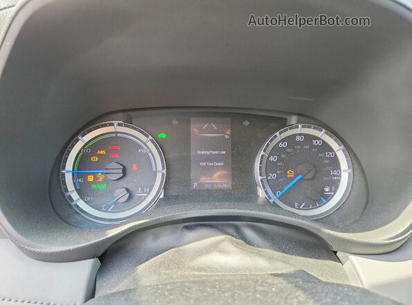 5TDBBRCH6MS516679 2021 TOYOTA HIGHLANDER Серый Вид щитка приборов