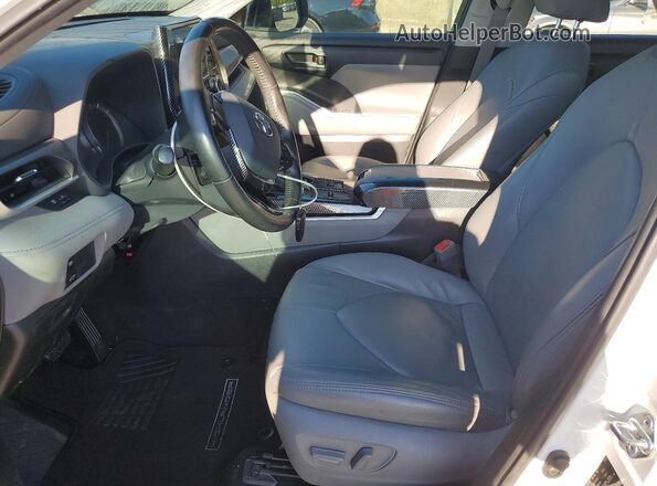 5TDBBRCH7PS106753 2023 TOYOTA HIGHLANDER White Սալոնի դիմացի տեսք