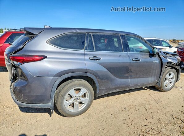 5TDBBRCHXLS011906 2020 TOYOTA HIGHLANDER Gray Tył prawy