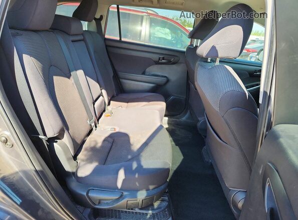 5TDBBRCHXLS011906 2020 TOYOTA HIGHLANDER Gray Widok wnętrza z tyłu