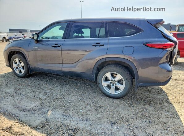 5TDBBRCHXLS011906 2020 TOYOTA HIGHLANDER Gray Tył lewy