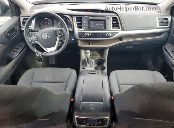 5TDBGRFH4JS042935 2018 TOYOTA HIGHLANDER Blue წინა პანელის ხედი