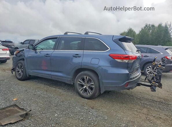 5TDBGRFH4JS042935 2018 TOYOTA HIGHLANDER Blue უკანა მარცხენა