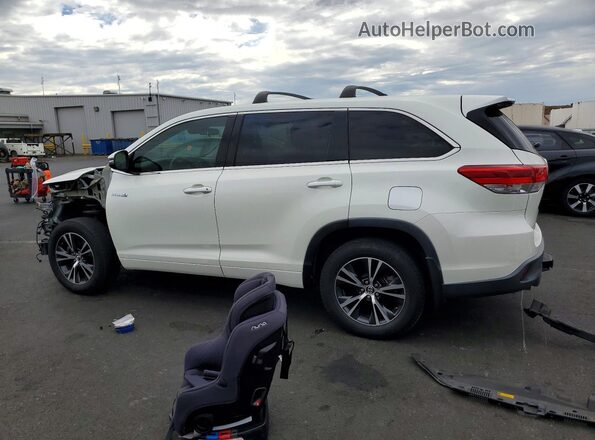 5TDBGRFH8JS040170 2018 TOYOTA HIGHLANDER White Trasero izquierdo