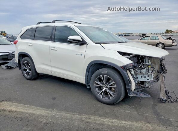 5TDBGRFH8JS040170 2018 TOYOTA HIGHLANDER White Delantero derecho