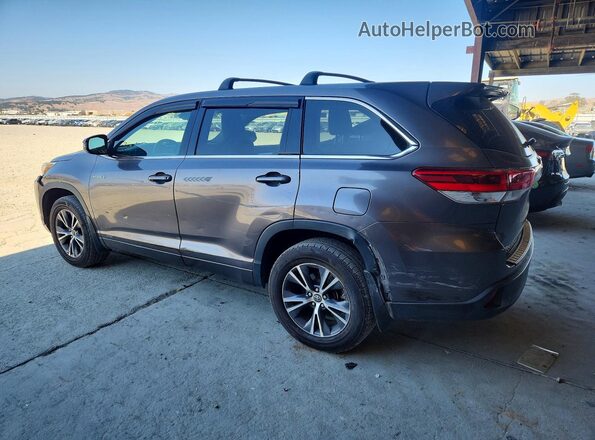 5TDBGRFHXHS030606 2017 TOYOTA HIGHLANDER Gray Tył lewy