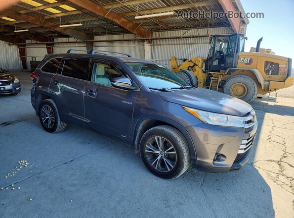 5TDBGRFHXHS030606 2017 TOYOTA HIGHLANDER Gray Przód prawy
