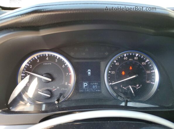 5TDBKRFH4GS324757 2016 TOYOTA HIGHLANDER Gray ხელსაწყოთა პანელის ხედი