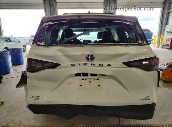 5TDBSKFC0PS078172 2023 TOYOTA SIENNA White Widok z tyłu