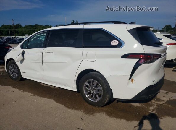 5TDBSKFC4MS020853 2021 TOYOTA SIENNA Белый Задняя левая четверть
