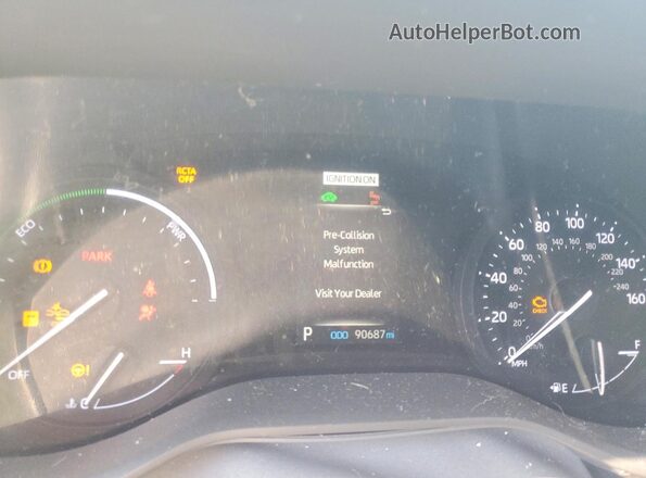 5TDBSKFC4MS020853 2021 TOYOTA SIENNA Белый Вид щитка приборов