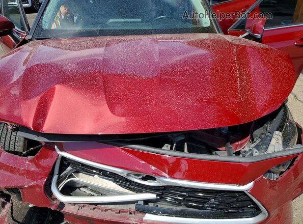 5TDBZRBH6MS130888 2021 TOYOTA HIGHLANDER Red Rear interior view