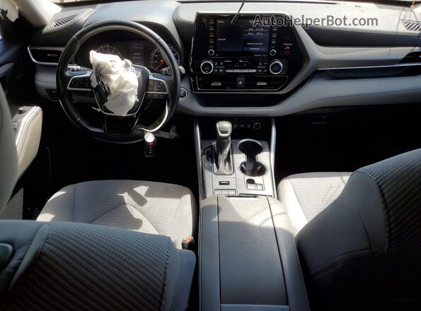 5TDBZRBH6MS130888 2021 TOYOTA HIGHLANDER Red Dashboard view